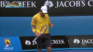 Nadal vs Nishikori  Australian Open 2014 Highlights [upl. by Nasar540]