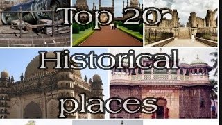 TOP 20 HISTORICAL PLACE IN BIJAPUR ❤historical city bijapurvijaypurbijapur top historical place [upl. by Gunthar]