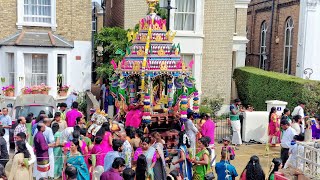 Live London Ealing Shri Kanaga Thurkkai Amman Temple Chariot Festival 14082022 Part 2 [upl. by Ut]