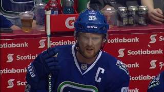 Gotta See It Henrik Sedin scores beautiful goal on Luongo for 1000th NHL point [upl. by Armmat]