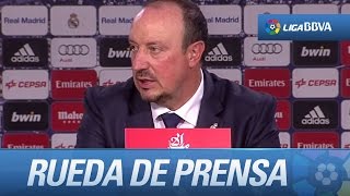 Rueda de prensa de Benítez tras el Real Madrid 50 Real Betis [upl. by Faydra152]