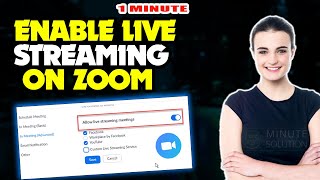 How to enable live streaming on zoom 2024 Quick amp Easy [upl. by Lynnette491]