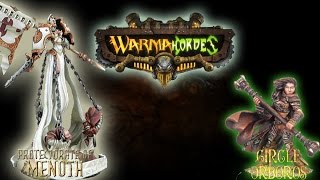 Mk2 Warmachine amp Hordes  Circle PKaya vs Menoth Harbinger of Menoth  50pt Battle Report [upl. by Sirromal]