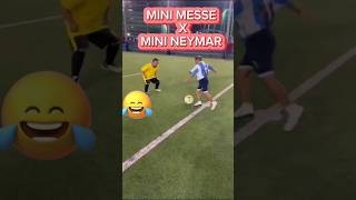 MINI MESSI X MINI NEYMAR neymar neymarjr minimessi messi lionelmessi x1 [upl. by Adiel]