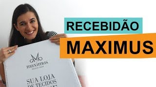 PRODUTOS DE MODA E COSTURA  RECEBIDOS DA MÁXIMUS TECIDOS FINOS  Customizando Mariely Del Rey [upl. by Adnohs399]