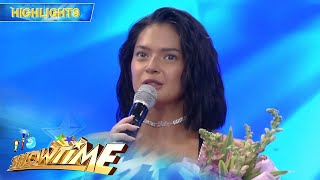 Bianca Umali dreams of working with Piolo Pascual  Its Showtime [upl. by Linsk]