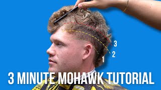 3 MINUTE MOHAWK TUTORIAL [upl. by Onez]