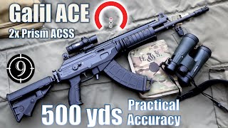 Galil Ace 32 762x39  Primary Arms 2x ACSS to 500yds Practical Accuracy [upl. by Kowal]