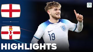 England vs Northern Ireland  Highlights  U21 Euro Qualification 21112023 [upl. by Corri]