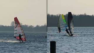 Sunshine mirror anywhere  Windsurfing Belterwijde  8 March 2024 [upl. by Ardnasil]