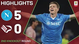 NAPOLIPALERMO 50  HIGHLIGHTS  McTominay scores for Napoli  Coppa Italia Frecciarossa 202425 [upl. by Curhan]