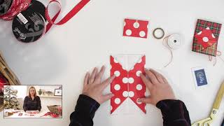 Gift Wrapping with Amy  DIY Gift Card Holder [upl. by Anelhtac874]