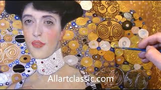 Gustav Klimt Painting Portrait of Adele BlochBauer [upl. by Dylan20]