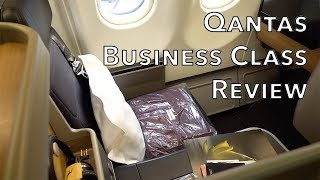 Qantas Business Class Review A330787 seat SINSYD [upl. by Channing]