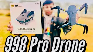 Drone 998 Pro WiFi Dual Camera RC Foldable Drone at just ₹2200🚁 [upl. by Onfroi]