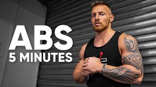 SUPERSET ABS WORKOUT 5 Minute Follow Along [upl. by Dorelia]