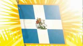 For the Glory of Hellas  Sabaton  Coat of Arms Animated [upl. by Anhcar773]