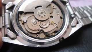 How to Remove StemCrown From Seiko 7009 cal Seiko 5 [upl. by Iramohs711]