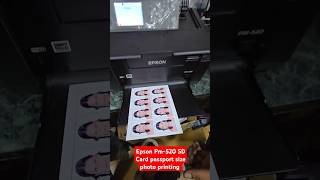 Best printer👉 Epson Pm520 SD Card passport size photo printing WiFi printer [upl. by Cleveland]