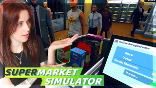 CAISSIÈRE SIMULATOR  Supermarket Simulator [upl. by Haughay1]