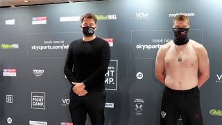 Whyte vs Povetkin weighin [upl. by Macey]