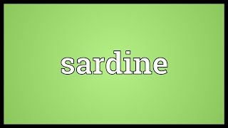 Sardine Meaning [upl. by Willumsen]