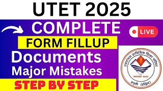 UTET 2024 Application Form  UTET Registration 2024 How To Fill UTET 2024 Application Form [upl. by Lyrej502]