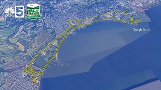 Birds eye view of the 2024 Vermont City Marathon [upl. by Urd]