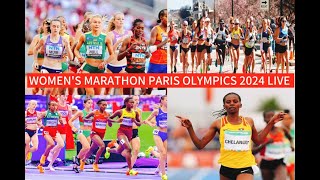 🔴WOMENS MARATHON PARIS OLYMPICS 2024 LIVE  Paris2024 olympics olympics2024 Athletics2024 [upl. by Ebneter]