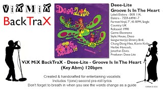 DeeeLite  Groove Is In The Heart Key Abm 120bpm  Karaoke [upl. by Vikki]