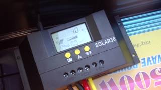 Solar30 charge controller PWM [upl. by Neltiac236]