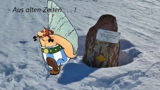 Flumserberge  Tannenboden  Seeben  Prodalp  Winterwanderweg  22 Febr 2016 [upl. by Ominoreg]