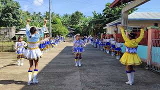 Majorette  Band Majorette Members at Malabag Elementary SchoolGiporlos Eastern Samar [upl. by Sherj]