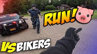 COPS VS BIKERS  MOTORCYCLE POLICE CHASE  Best Compilation 2024 [upl. by Ttihw833]