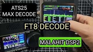 MALAHIT DSP2 amp ATS 25  FT8 DECODE amp MORE Tips [upl. by Nyret]