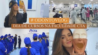 odontovlog UM DIA DE CURSOS NA FACULDADE CTA  Alexia Nogueira [upl. by Lawton307]