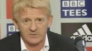 Gordon Strachan new Middlesbrough FC Manager  October 2009 [upl. by Raffo4]