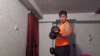 Road To 200lbs  Day 17 Biceps [upl. by Birdie83]