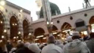 Masjid Nabawi  Prophet Muhammed Phuhs Mosque in Madinah Sharif umbrellas closing [upl. by Neyr]