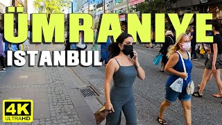 Istanbul Ümraniye Walking Tour In Ümarniye Bazaar 7 August 20214k UHD 60fps [upl. by Ingamar86]