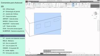 Autocad Lisp Níveis áreas divisões textos azimute janelas portas [upl. by Oicirbaf]