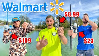 1v1v1 Most RIDICULOUS Walmart Fishing Combo Challenge [upl. by Rengia]