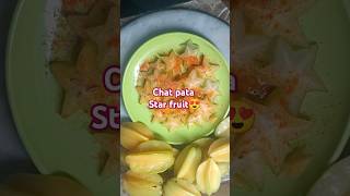 start fruit chat😍 Carambola chat recipistar fruit saladtrendingshortviral [upl. by Henleigh]