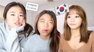 24 HOURS SPEAKING IN KOREAN TO EACH OTHER PT 2 [upl. by Ardnuasac]