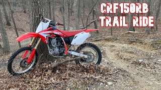 Honda CRF150RB Trail Riding [upl. by Phene]