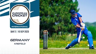 🔴 ECI Germany Krefeld 2023  Day 2  T10 Live International Cricket  European Cricket [upl. by Enigroeg]