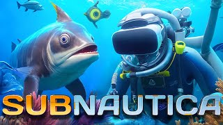 MI PRIMERA VEZ EN SUBNAUTICA en REALIDAD VIRTUAL [upl. by Acirtal235]