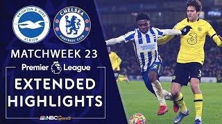 Brighton v Chelsea  PREMIER LEAGUE HIGHLIGHTS  1182022  NBC Sports [upl. by Akierdna]