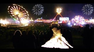 Bonfire Night Funfair amp Fireworks Heaton Park Manchester 2016 [upl. by Llennej]