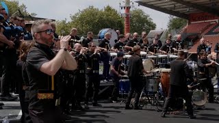 Festival Interceltique de Lorient 2023 La prestation du Bagad Brieg Briec [upl. by Reh655]